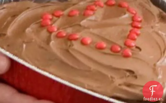 Pastel de Corazón de Chocolate