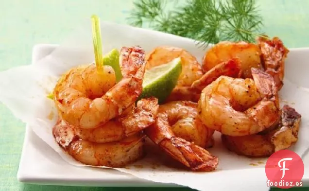 Camarones con Chile Caramelizado