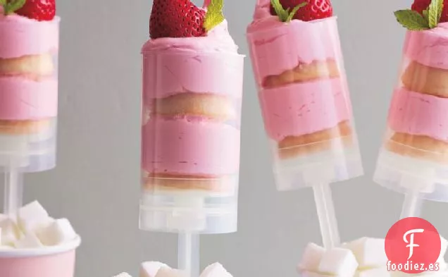 Bonito Pastel de Pastel Rosa Push-It-Up