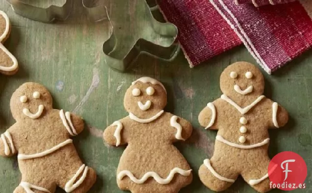 Galletas Recortadas de Pan de Jengibre Sin Gluten