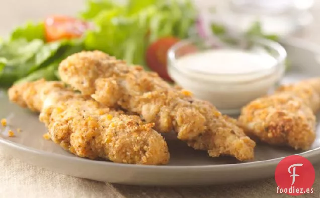 Dedos Dobles de Pollo con Queso