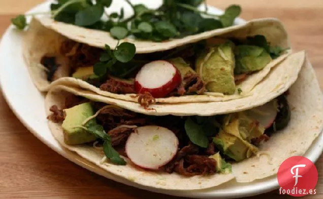 Tacos de Ensalada de Ternera A La Parrilla