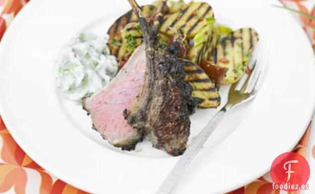 Costilla De Cordero Marinada Con Mostaza Y Romero