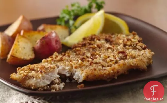 Filetes De Pescado Con Costra De Nuez