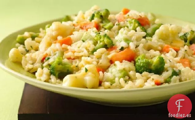 Risotto de Verduras con Queso
