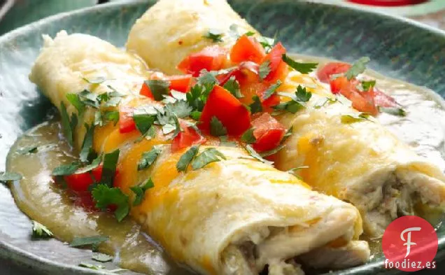 Enchiladas Cremosas de Pollo y Chile