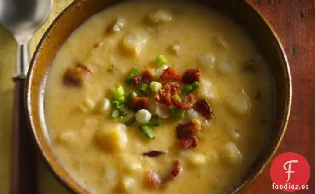 Sopa de Patata con Queso de Cocción Lenta