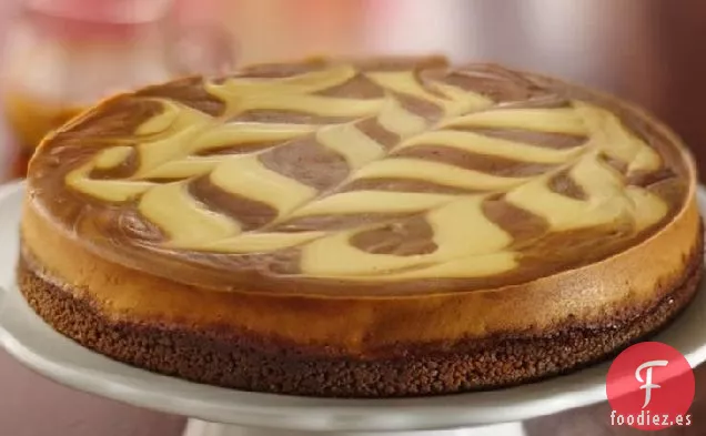Tarta de Queso con Mantequilla de Manzana y Caramelo