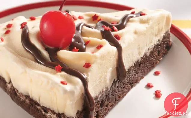 Pastel de Helado de Brownie