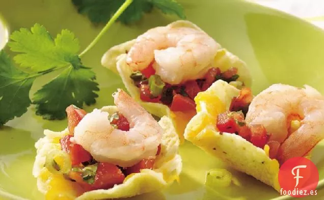 Nachos con Salsa de Camarones