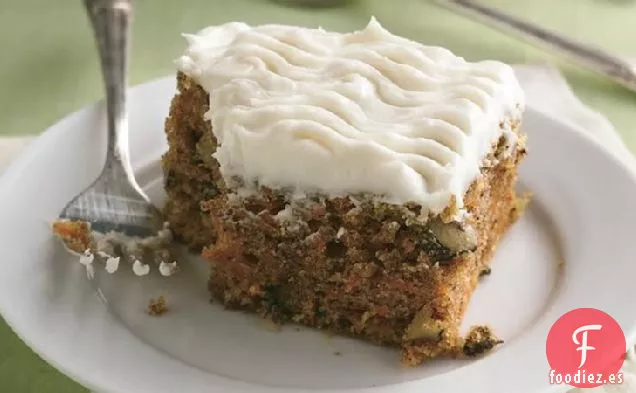 Pastel de Zanahoria con Glaseado de Queso Crema