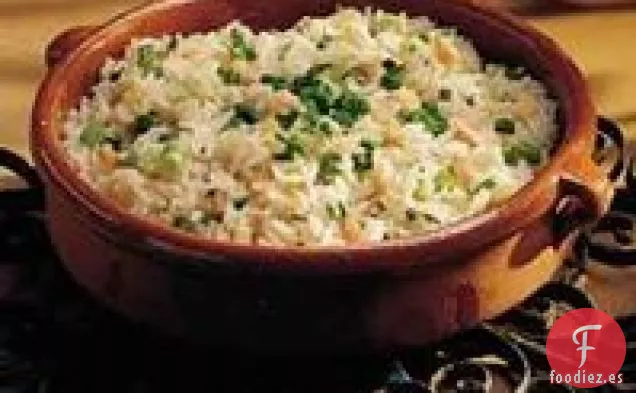 Pilaf de Piñones y Cebolla Verde