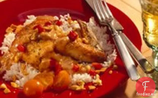 Pollo de Cacahuete Indonesio