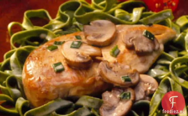 Pollo en Salsa de Crema de Brandy