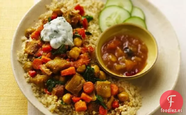 Curry de Verduras de Cocción Lenta con Cuscús