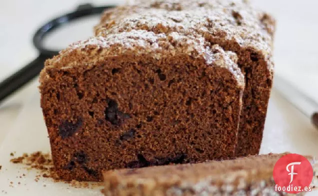 Pan Rápido de Cereza Tostada con Chocolate Negro