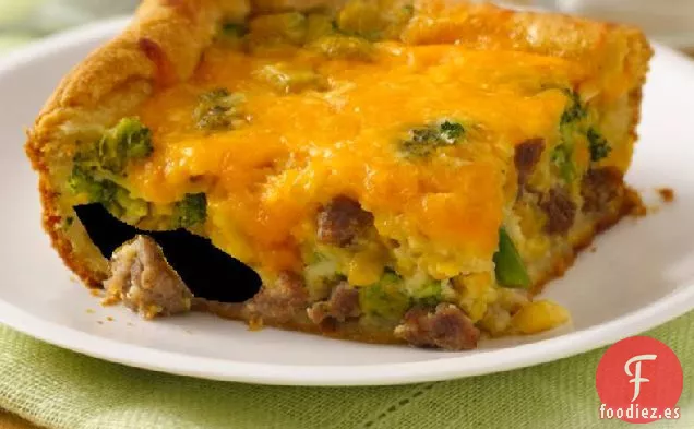 Hornear Salchichas, Maíz y Brócoli