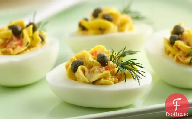 Huevos Rellenos de Salmón Ahumado