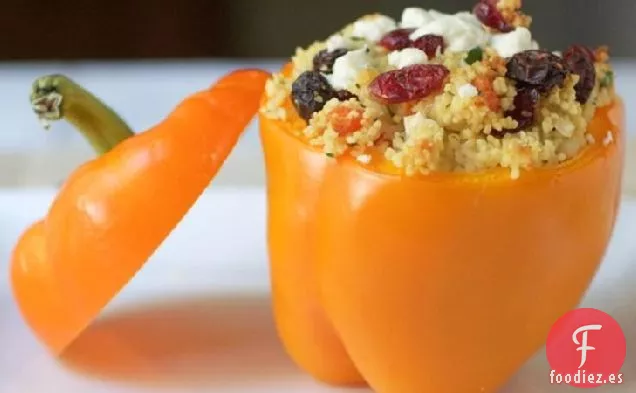 Pimientos Rellenos de Cuscús Marroquí