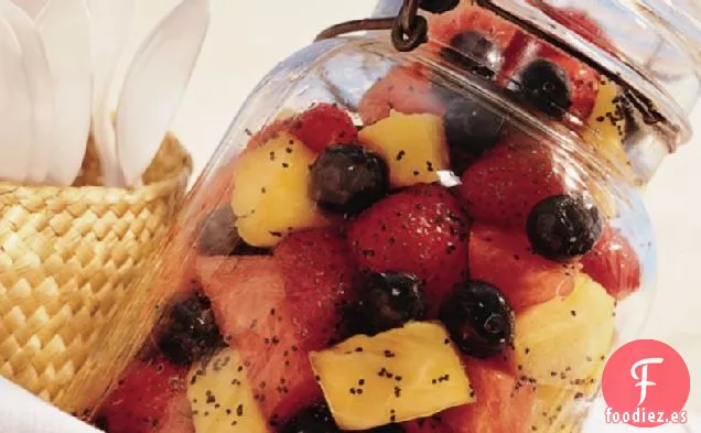 Ensalada de Frutas con Semillas de Amapola