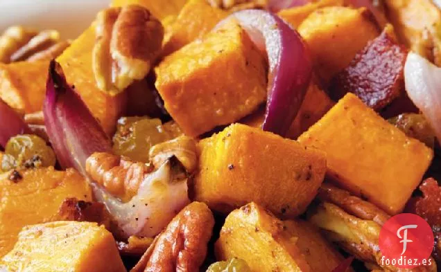 Ensalada de Batata con Vinagreta de Tocino