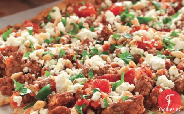 Pizza de Cordero al estilo turco
