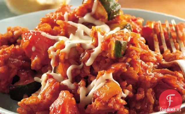 Cena de Calabacín y Sartén de Tomate