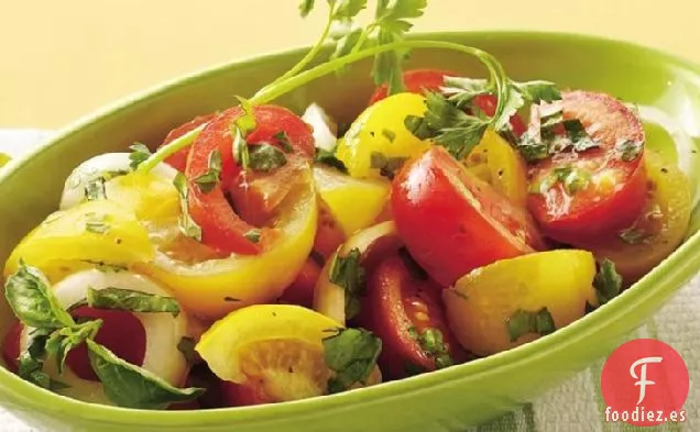 Ensalada Fresca de Tomate y Cebolla