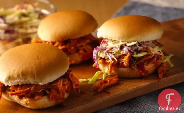 Sándwiches de Pollo Desmenuzados