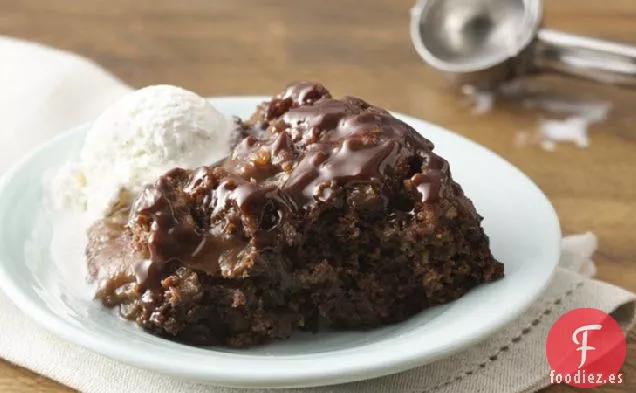 Pastel de Helado de Chocolate Caliente de Cocción Lenta