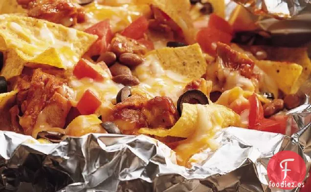 Nachos de Pollo a la Parrilla