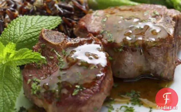 Receta De Chuletas De Cordero Con Salsa De Menta