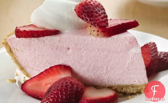 Pastel de Fresa Cremoso sin Hornear