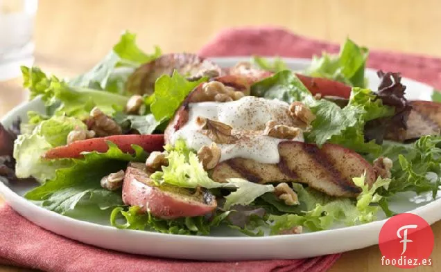 Ensalada de Manzana a la Parrilla con Yogur de Vainilla