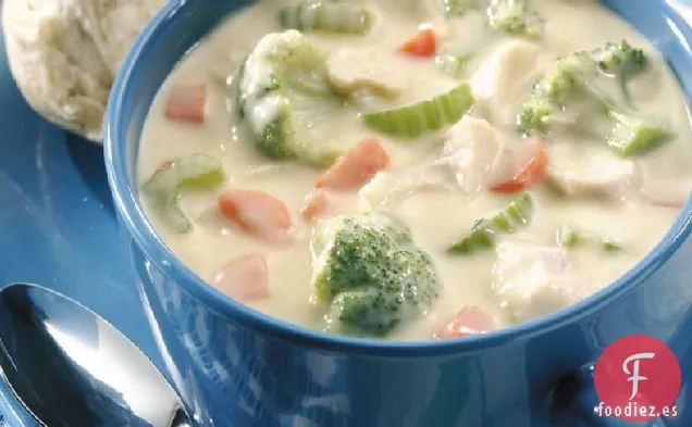 Sopa de Pollo con Brócoli