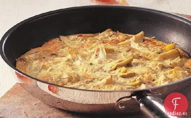 Frittata de Alcachofa y Albahaca Sin Gluten