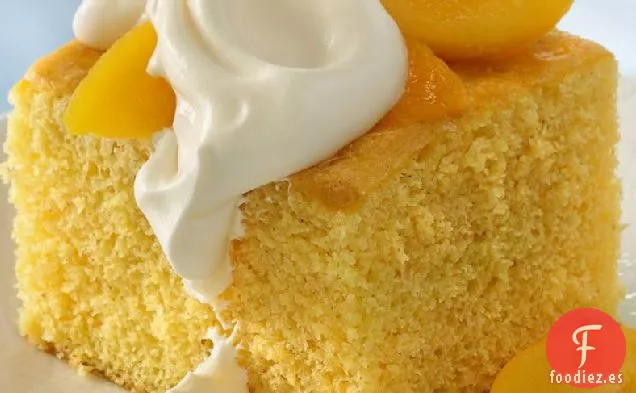 Pastel de Duraznos y Crema