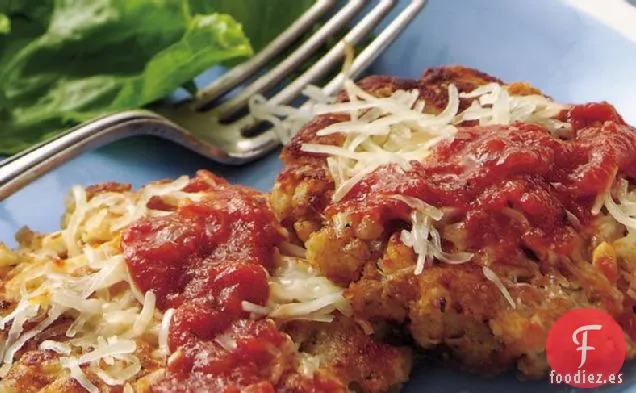 Pasteles de Pollo a la Parmesana