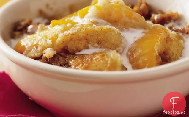 Pastel de Praliné de Melocotón