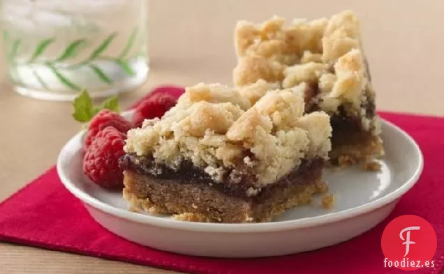 Barritas de Streusel de Frambuesa