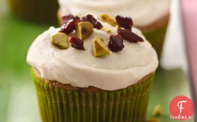 Cupcakes Secos de Cereza y Pistacho