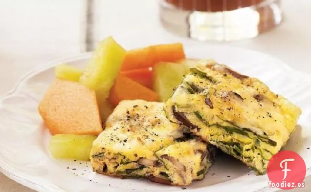 Frittata de Acelgas y Champiñones