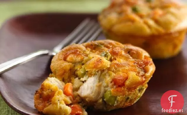 Mini Tartas de Pollo Increíblemente Fáciles