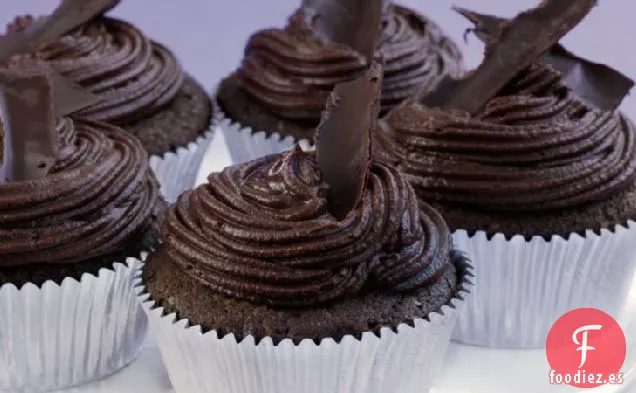 Cupcakes de Chocolate Negro