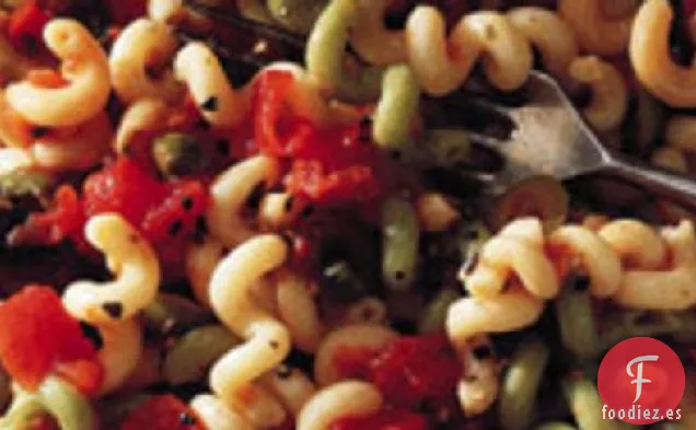 Verduras gruesas con Fusilli