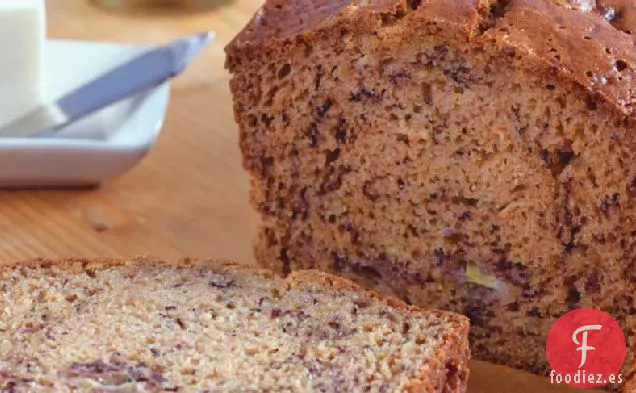 Pan de Plátano con Mantequilla de Maní