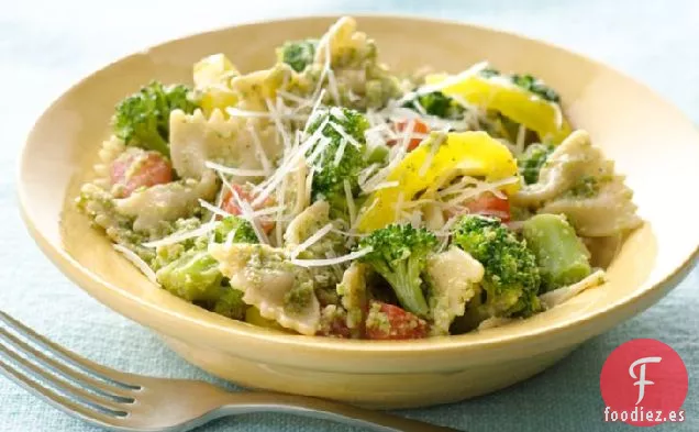 Corbatas con Pesto de Brócoli