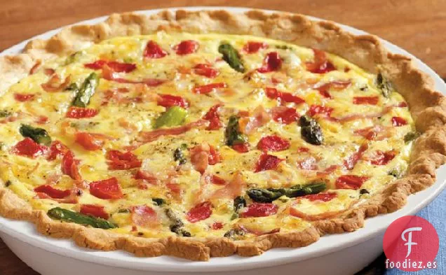 Quiche de Espárragos a La Parrilla