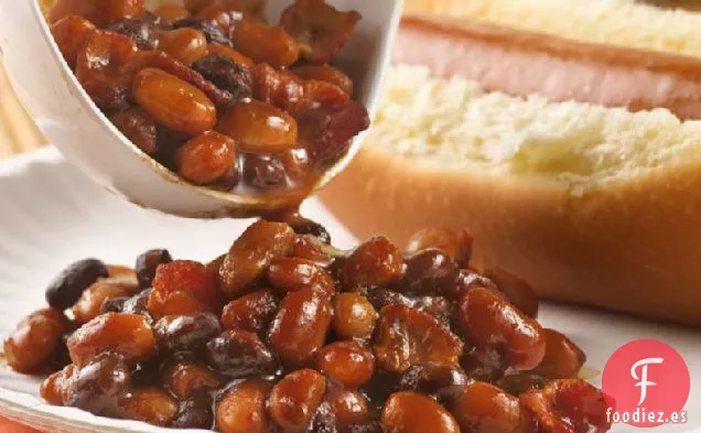 Frijoles a la Parrilla de Cocción Lenta