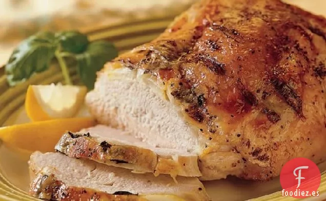 Pechuga de Pavo a la Parrilla con Limón y Albahaca